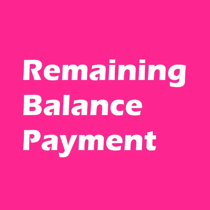 Remaining-Balance-Payment