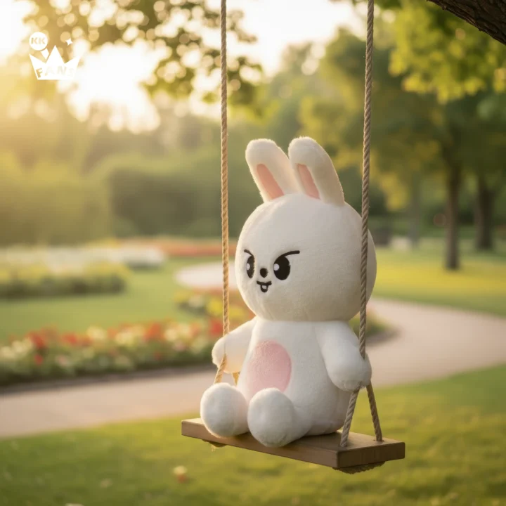 Stray Kids SKZOO Leebit (Lee Know) Teddy Bear Plush, SKZ 5'CLOCK