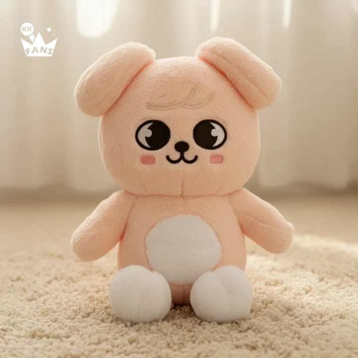 Stray Kids SKZOO PuppyM (Seungmin) Teddy Bear Plush, SKZ 5'CLOCK