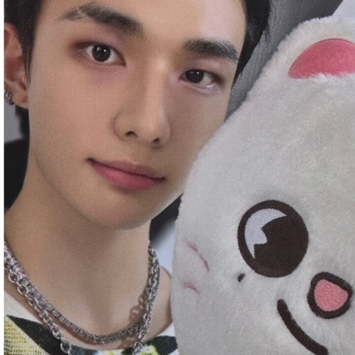 Stray Kids Teddy Bear dominATE celebrATE Pop Up POB Photocard - Hyunjin (Jiniret)