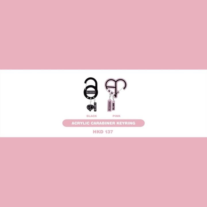BLACKPINK ACRYLIC CARABINER KEYRING
