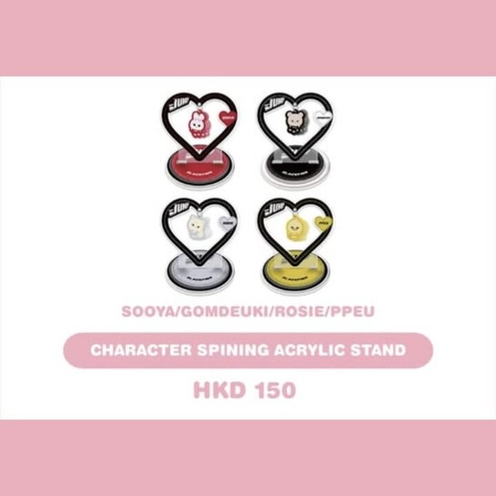 BLACKPINK CHARACTER SPINING ACRYLIC STAND