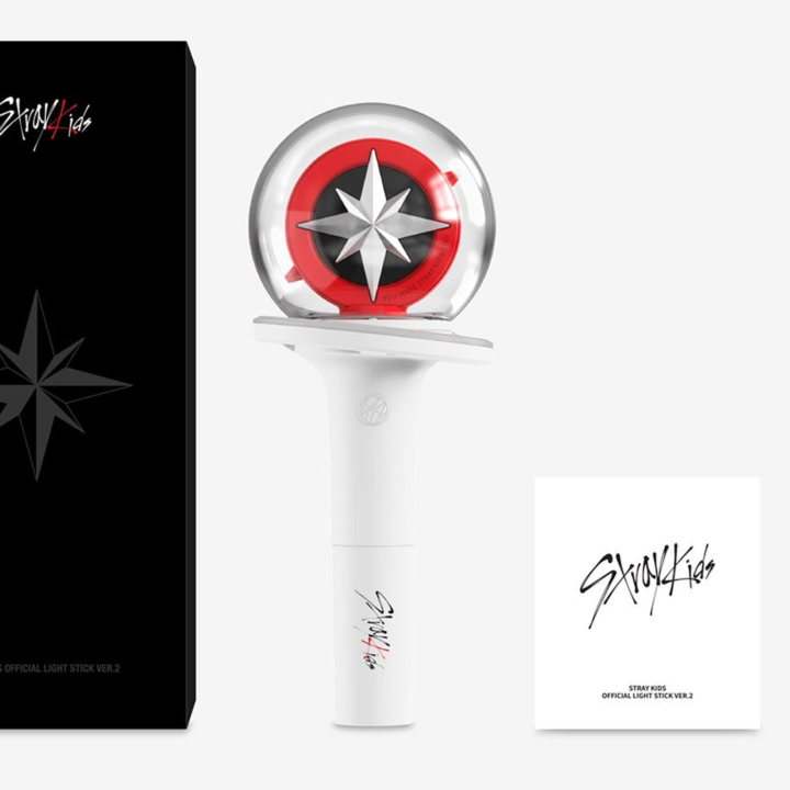 Stray Kids Official Light Stick Ver.2 with box, warranty card and strap