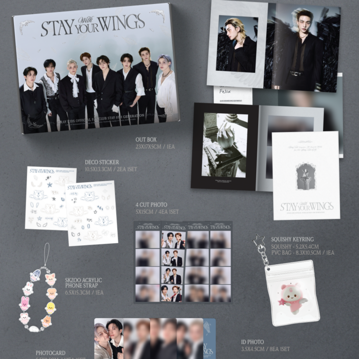Alternative view of [PREORDER] SKZ STAY 6TH GENERATION KIT + ALBUM PLUSH KEYRING