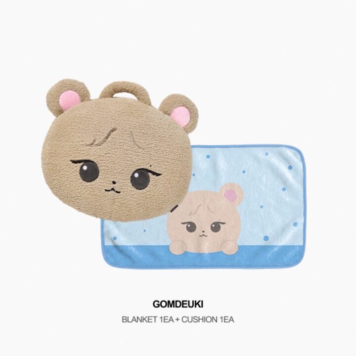 BLACKPINK CHARACTER BLANKET CUSHION - DEADLINE POP UP - GOMDEUKI official product detail