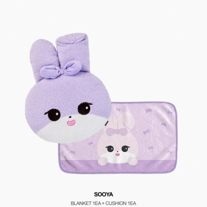 BLACKPINK CHARACTER BLANKET CUSHION - DEADLINE POP UP - SOOYA official product detail
