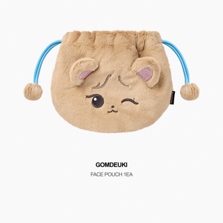 BLACKPINK CHARACTER FACE POUCH - DEADLINE POP UP - GOMDEUKI official product detail