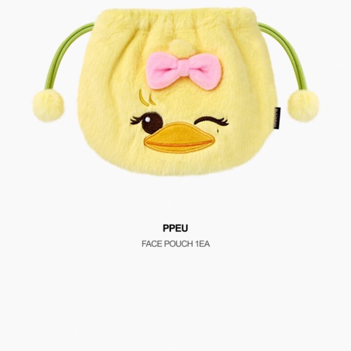 BLACKPINK CHARACTER FACE POUCH - DEADLINE POP UP - PPEU official product detail