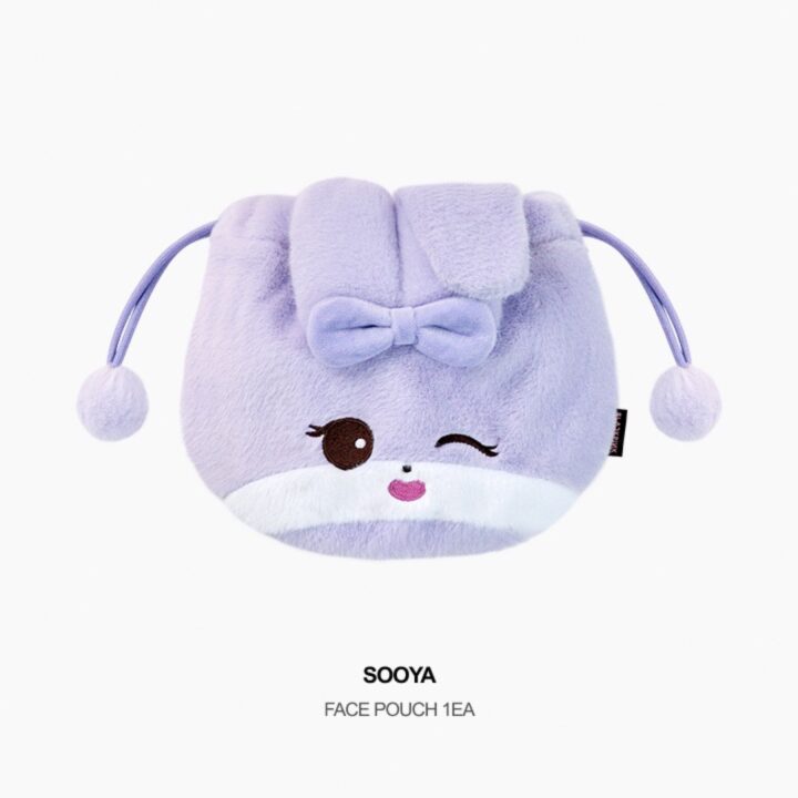 BLACKPINK CHARACTER FACE POUCH - DEADLINE POP UP - SOOYA official product detail