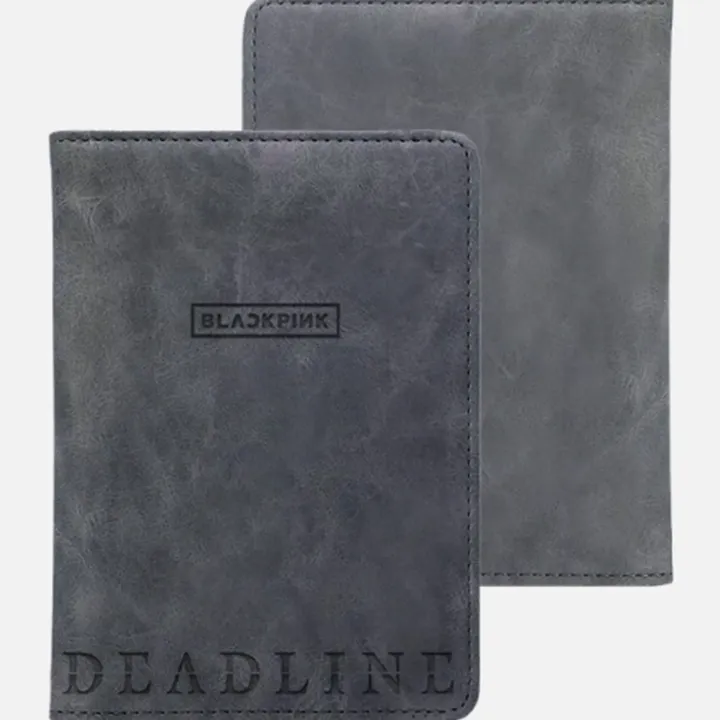BLACKPINK DEADLINE Travel Kit official passport cover detail