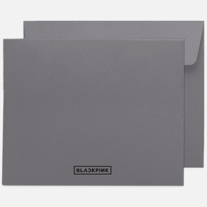 BLACKPINK DEADLINE Lyrics Card and Photocard Set official envelope detail
