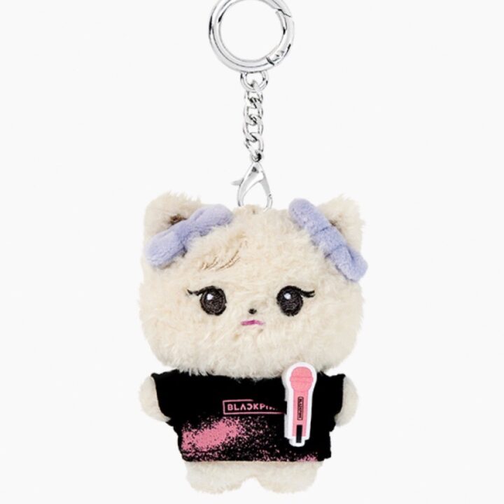 BLACKPINK CHARACTER PLUSH KEYRING GOYANG ROSIE official product detail