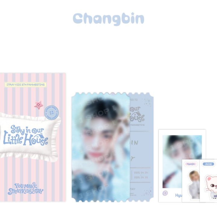 Stray Kids 6th Fan Meeting Special Ticket Set Changbin official detail