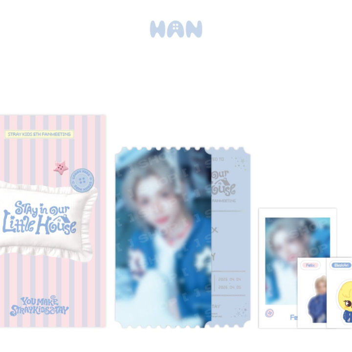 Stray Kids 6th Fan Meeting Special Ticket Set HAN official detail