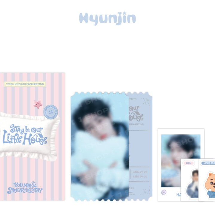 Stray Kids 6th Fan Meeting Special Ticket Set Hyunjin official detail