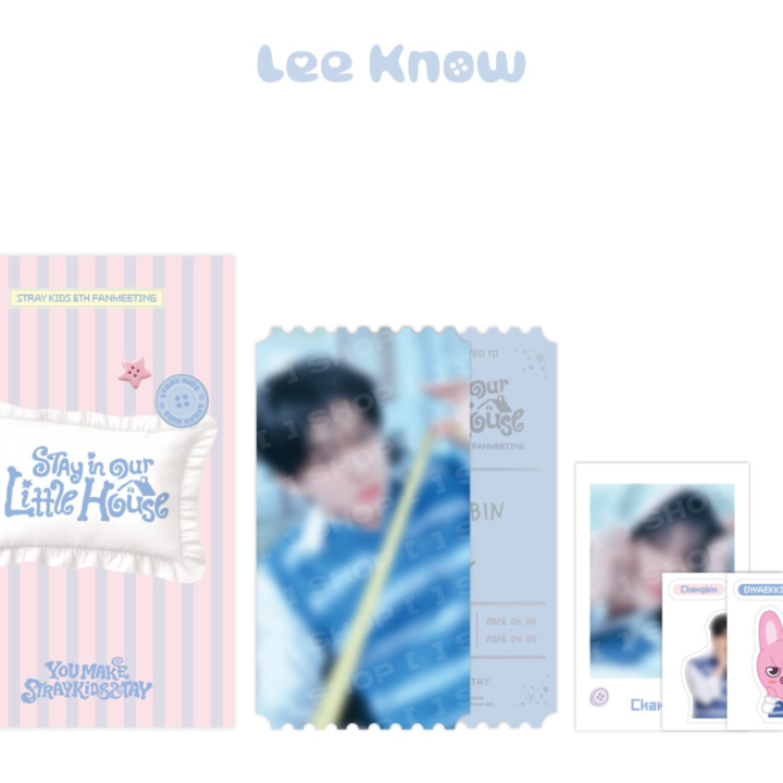 Stray Kids 6th Fan Meeting Special Ticket Set Lee Know official detail
