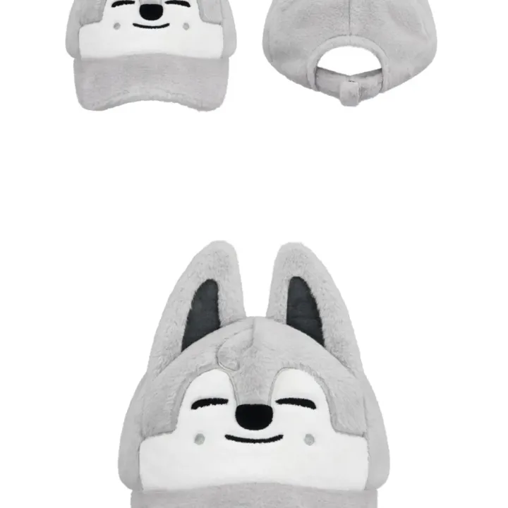 Stray Kids 6th Fan Meeting SKZOO Plush Cap Bang Chan official detail
