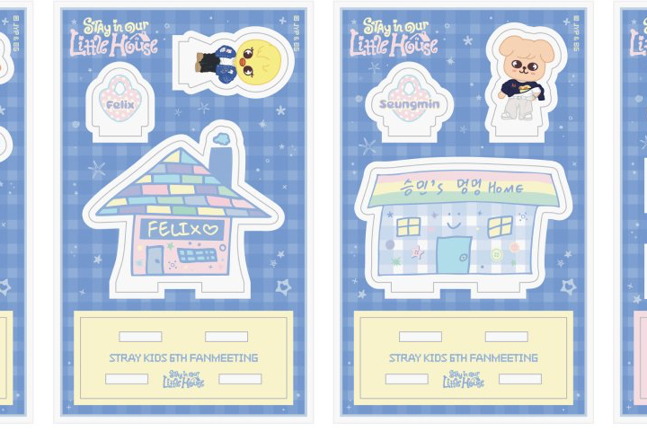 Official Bang Chan product view of the Stray Kids 6th Fan Meeting secret acrylic stand.