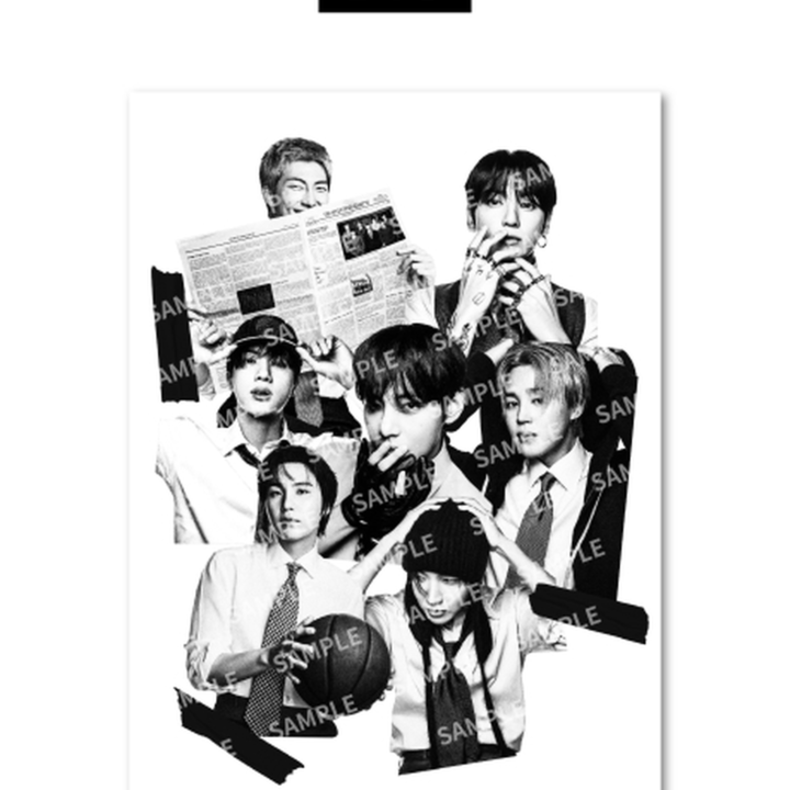 Official BTS POP-UP ARIRANG Poster - BTS member design