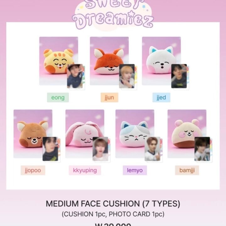 [PREORDER] NCT Dream Sweet Dreamiez Pop-up Face Cushion