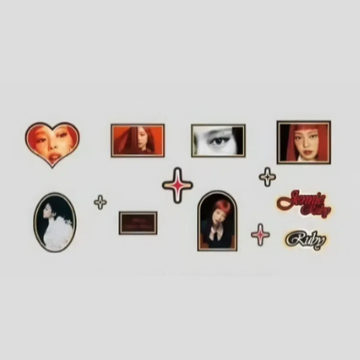 JENNIE x MINISO Sticker Pack