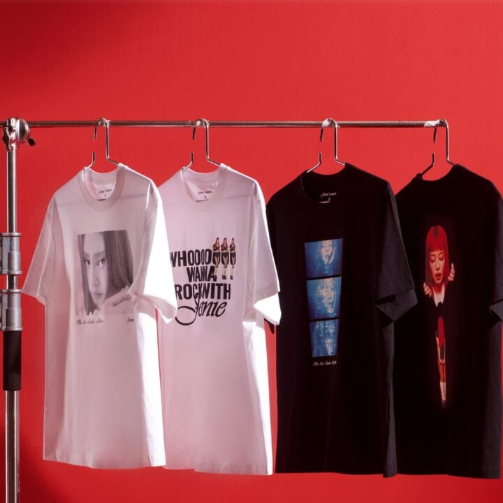 JENNIE x MINISO Ruby official short sleeve T-shirt collection detail