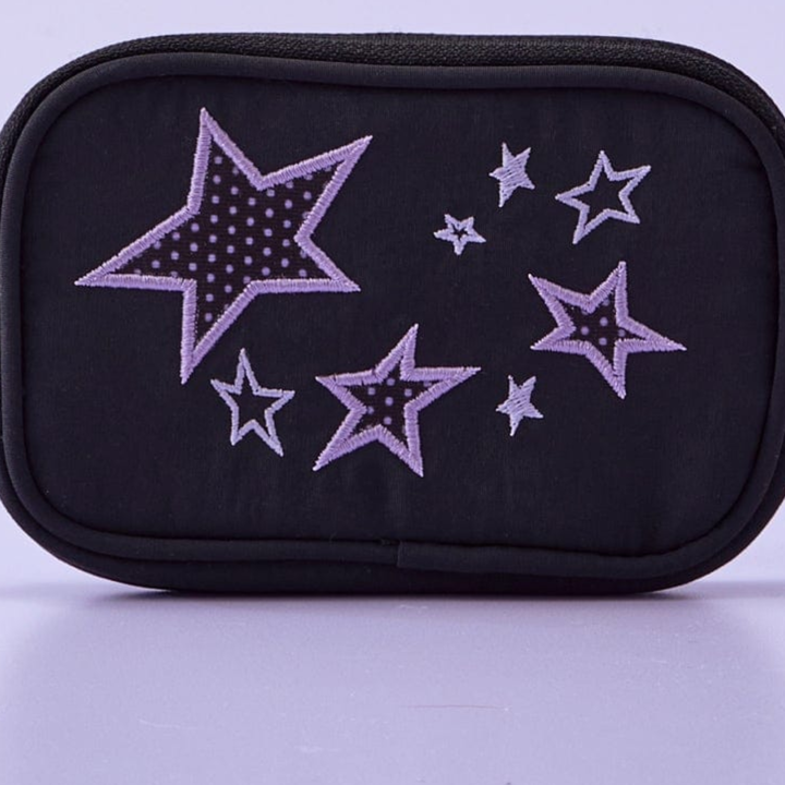 ATEEZ MIGHTEEZ Wonder Room Card Holder official rear view with star embroidery