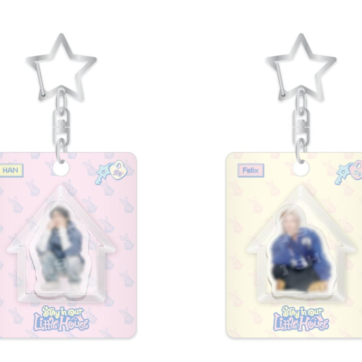 Official HAN and Felix Mini Block Keyring member views from Stray Kids 6th Fan Meeting.