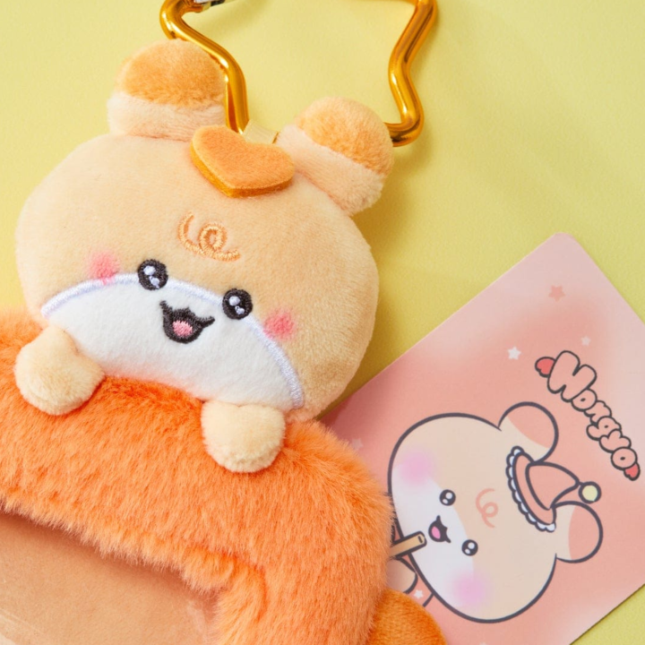 MIGHTEEZ Baby Plush Photo Card Holder Keyring Wonder Room official product detail 01