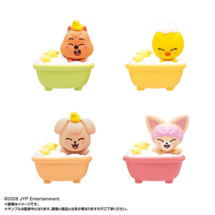 Stray Kids SKZOO Bubble Bath Time - HAN QUOKKA, BbokAri, PuppyM and FoxI.Ny