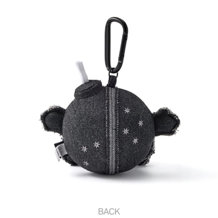BTS ARIRANG ARMY Bomb Plush Keyring - official back view