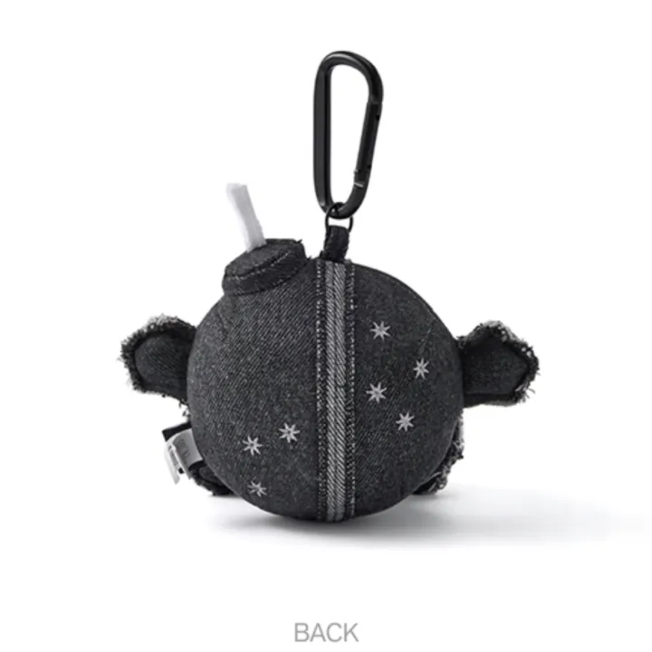 BTS ARIRANG ARMY Bomb Plush Keyring - official back view