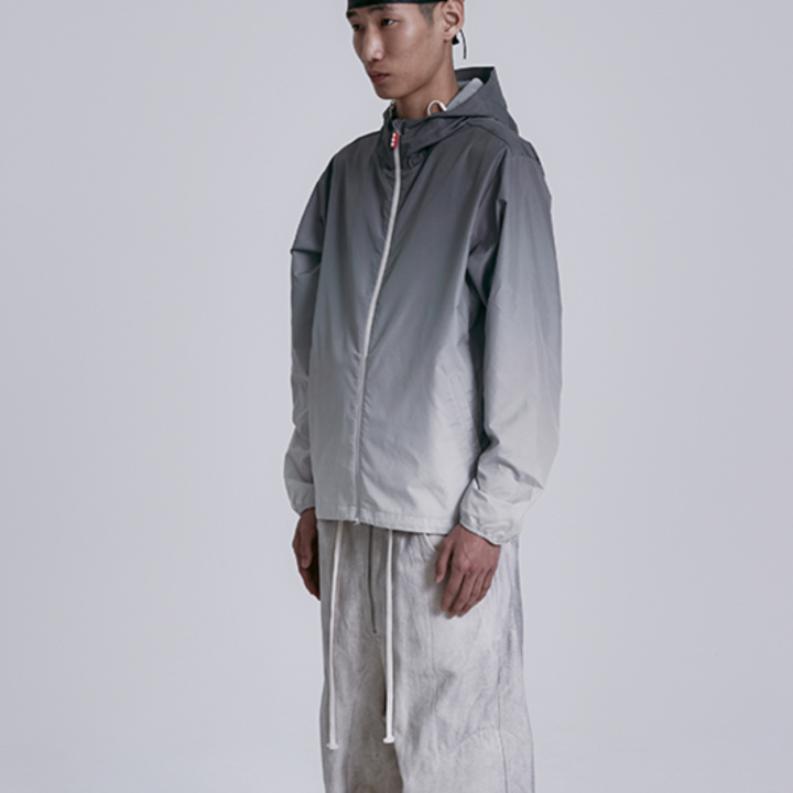 BTS ARIRANG Wind Jacket Gray - official side view