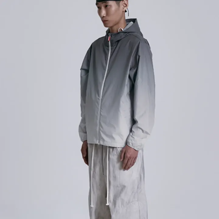 BTS ARIRANG Wind Jacket Gray - official side view