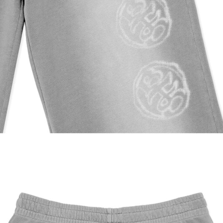 BTS ARIRANG Hoodie Pants Set Gray - official set detail