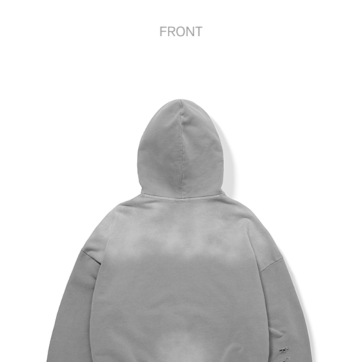 BTS ARIRANG Hoodie Pants Set Gray - official hoodie back detail