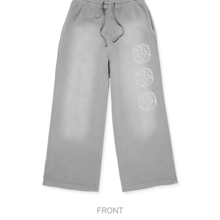BTS ARIRANG Hoodie Pants Set Gray - official pants detail