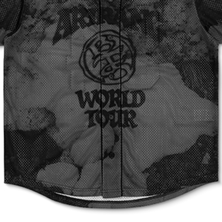BTS World Tour ARIRANG S/S Jersey j-hope - official front logo detail