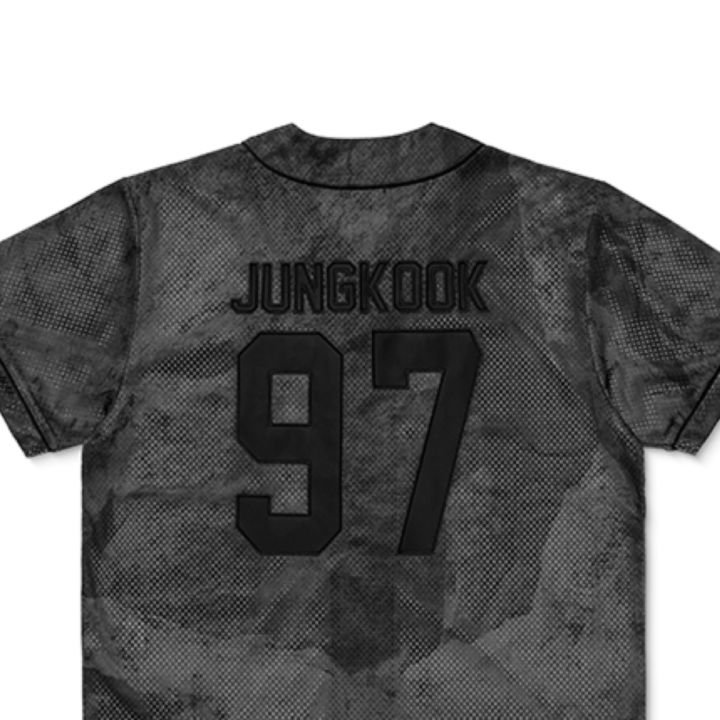 BTS World Tour ARIRANG S/S Jersey Jung Kook 97 - official back name and number detail