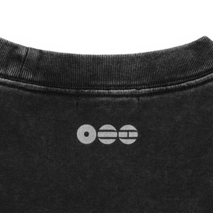 BTS World Tour ARIRANG S/S Photo T-Shirt Black - official back neck mark detail