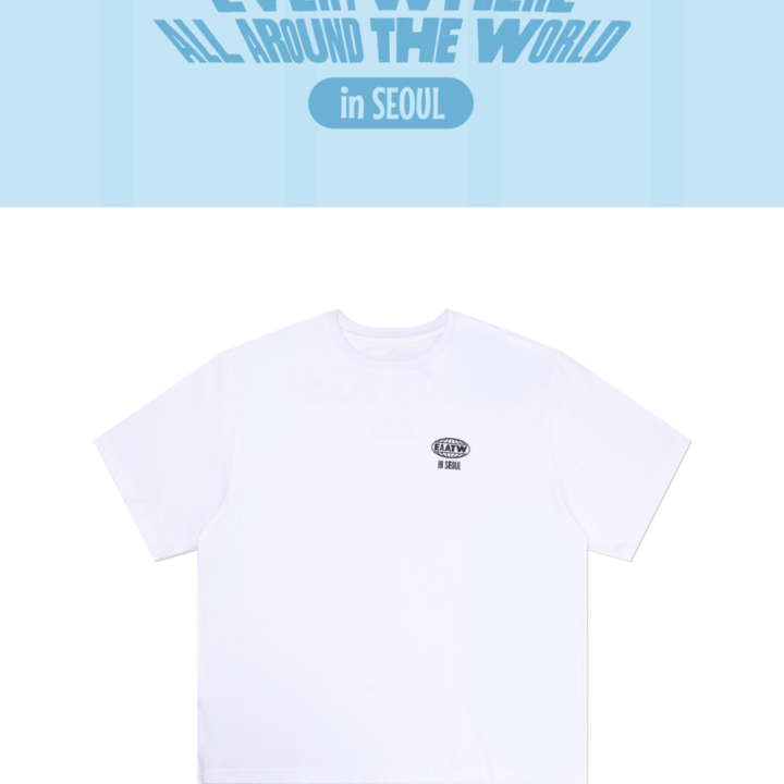 Stray Kids T-SHIRT SEOUL Ver. SKZOO EAATW POP UP official worn back-print detail