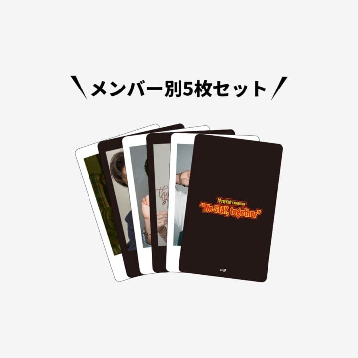 Stray Kids EXHIBITION We STAY together Photo Card Set - Bang Chan official detail
