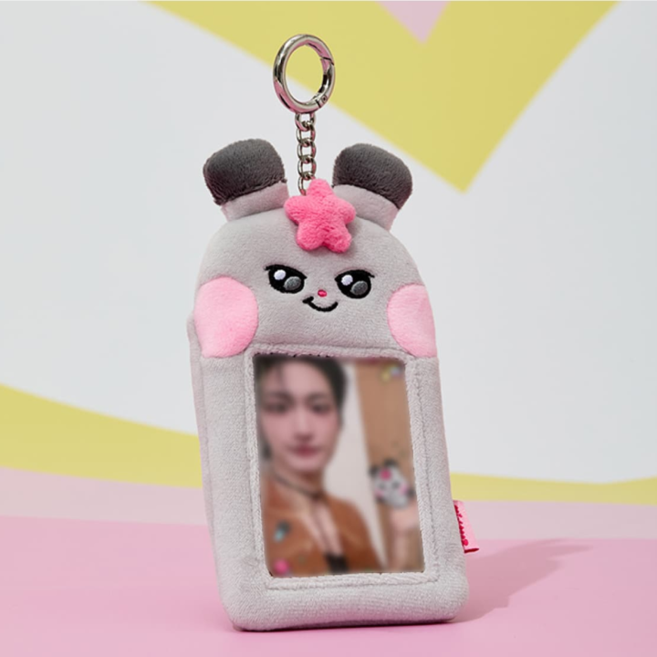 ATEEZ MIGHTEEZ Photo Card Holder Plush Keyring Enter the Mighteez World Official Version 02
