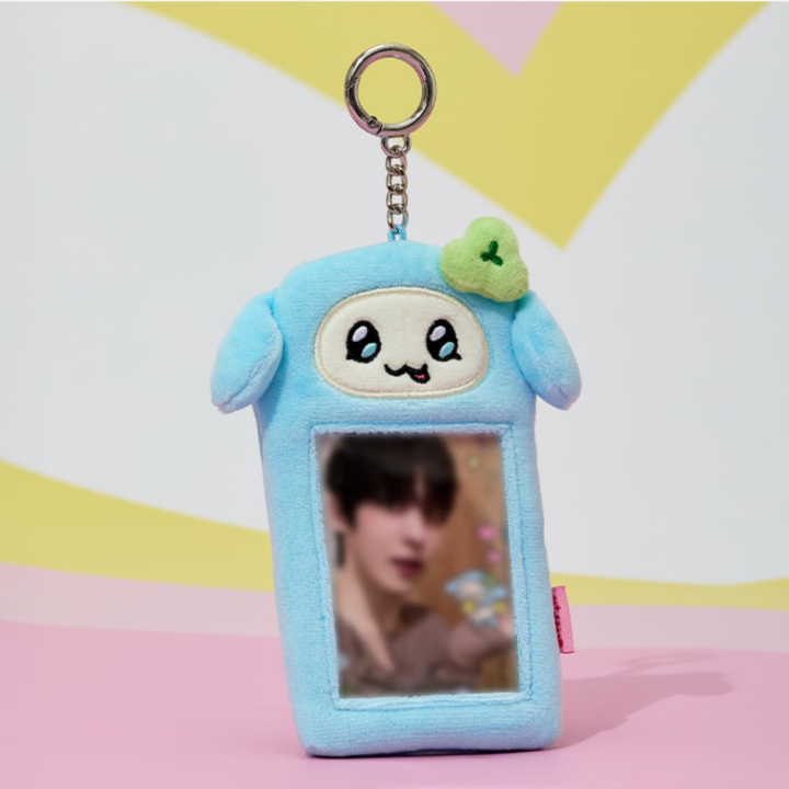 ATEEZ MIGHTEEZ Photo Card Holder Plush Keyring Enter the Mighteez World Official Version 03