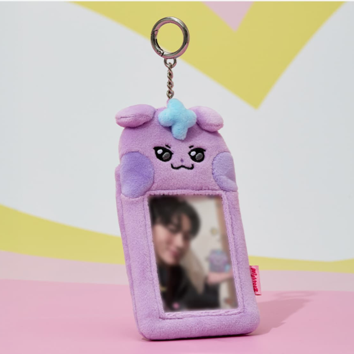 ATEEZ MIGHTEEZ Photo Card Holder Plush Keyring Enter the Mighteez World Official Version 05