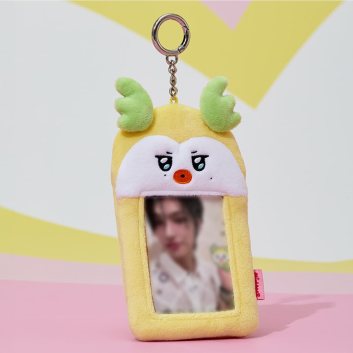 ATEEZ MIGHTEEZ Photo Card Holder Plush Keyring Enter the Mighteez World Official Version 06