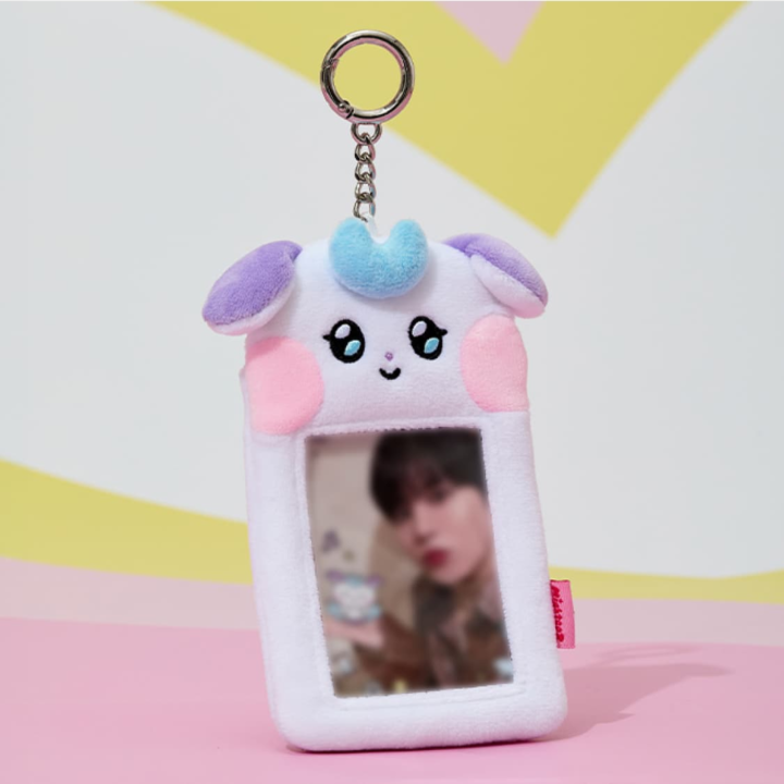ATEEZ MIGHTEEZ Photo Card Holder Plush Keyring Enter the Mighteez World Official Version 08