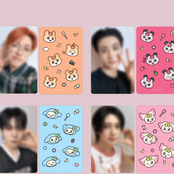 ATEEZ MIGHTEEZ Random Trading Card Set 2pcs Enter the Mighteez World Official Assortment Panel 01