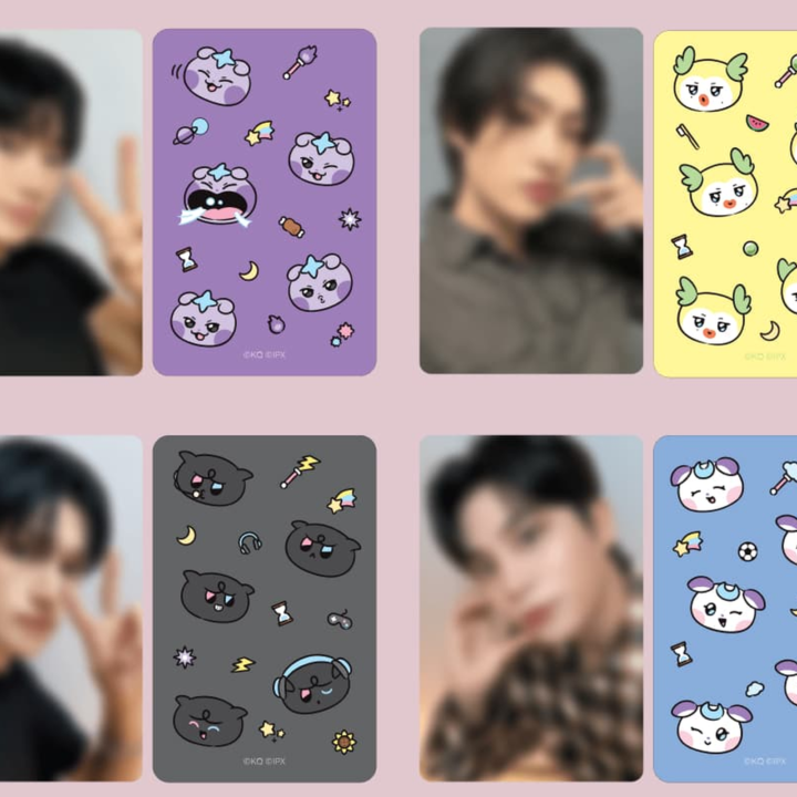 ATEEZ MIGHTEEZ Random Trading Card Set 2pcs Enter the Mighteez World Official Assortment Panel 02