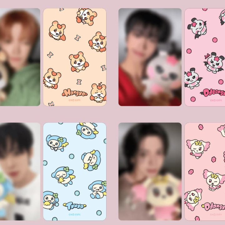 ATEEZ MIGHTEEZ Random Trading Card Set 2pcs Enter the Mighteez World Official Assortment Panel 03